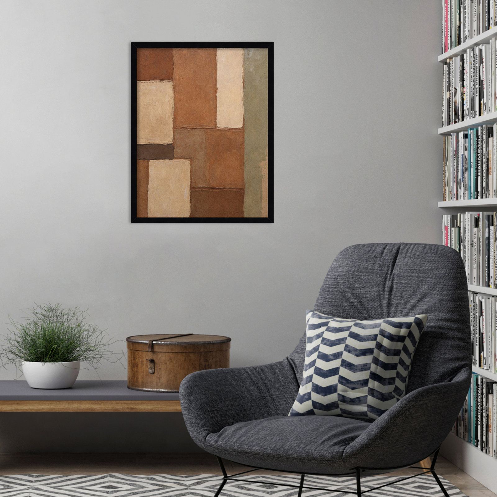 Arcilla Print by Dan Hobday, 25" H x 20" W, Black