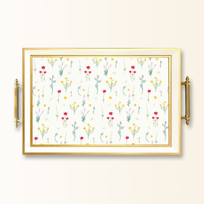 Élégant plateau en verre de 19,7 po x 11,4 po x 1,4 po | Fabrication 100% verre durable | Facile à nettoyer avec un chiffon humide | Idéal pour le service, la présentation décorative et l'organisation | Ajout élégant à la décoration intérieure