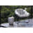 Corded Gray Cone Side Table