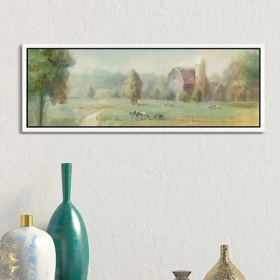 Tranquil Farm by Danhui Nai - Panoramic Print on Canvas