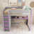 Gris foncé / mauve sélectionné