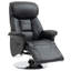 Fauteuil inclinable manuel pour adultes, inclinable pivotant réglable avec repose-pieds