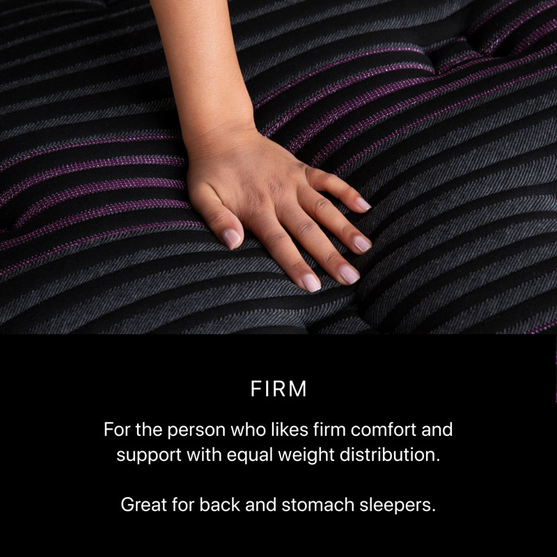 Black Series Two Firm Tight Top 14.25" Mattress, Twin XL