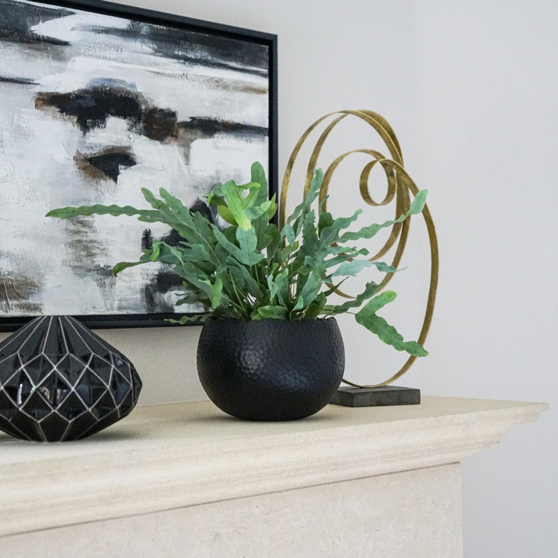 Hammered Black/Copper Bowl, 19/30