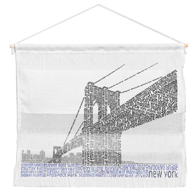 Suspension murale pont brooklyn