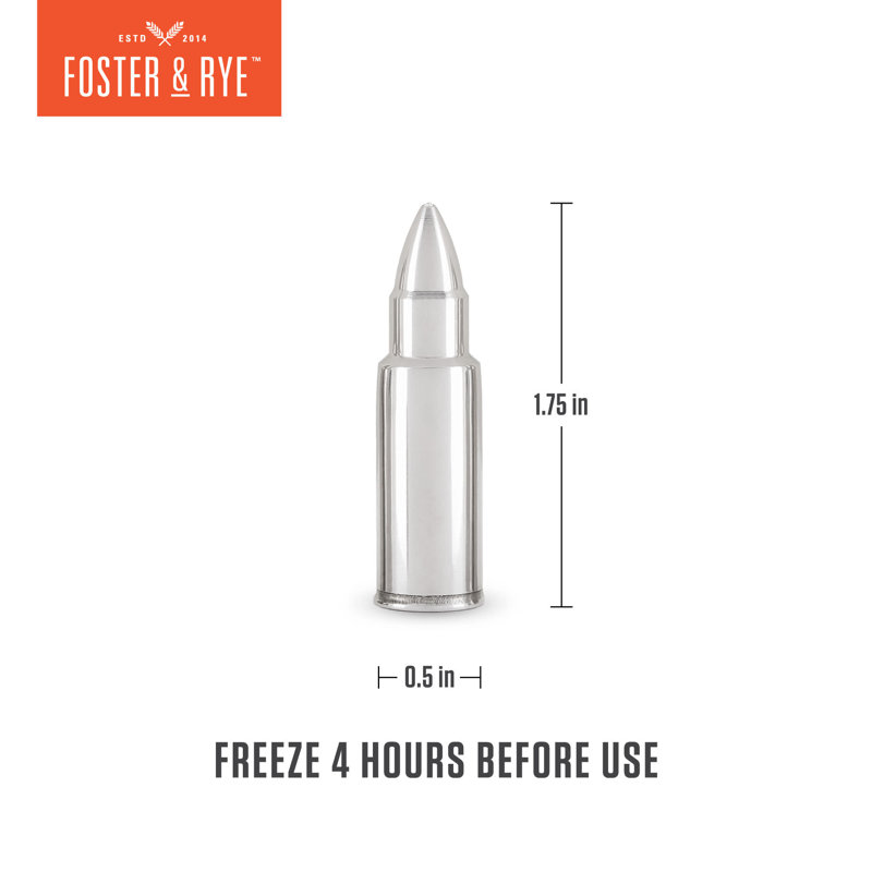 Stainless Steel Bullet Glacier Rocks