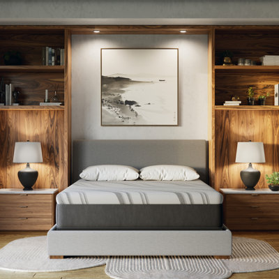 Très grand matelas en mousse pour une nuit de sommeil confortable en gel gris