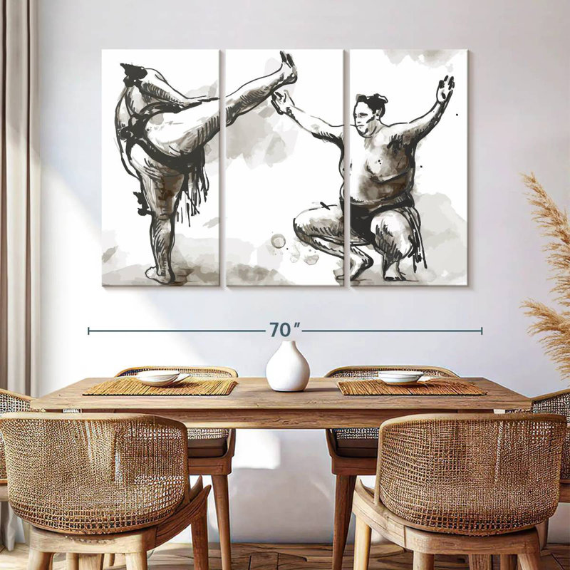 Sumo, 42" H x 65" W