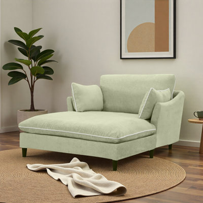 Chaise longue moderne avec coussins