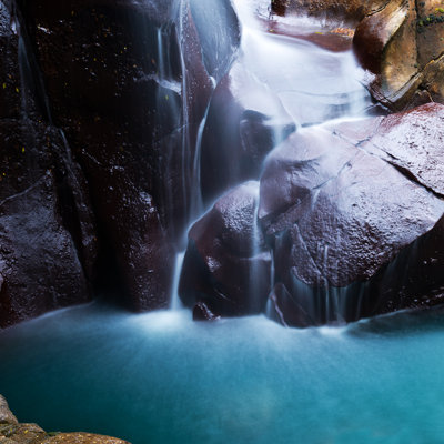 Flowing Stream - Wrapped Canvas Print