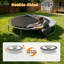 Coussin de trampoline double face Newacme LLC amélioré, housse de rechange pour ressort de sécurité rond, imperméable, résistant aux déchirures, sans trou pour le mât-111121768-111121774