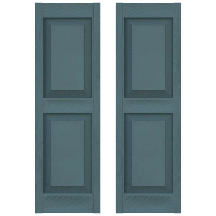 Builders Edge, panneaux sur mesure, volets surélevés, avec persiennes