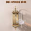 Applique murale d'extérieur en cuivre avec verre biseauté et laiton satiné transparent H 20 po-586114429-586114431