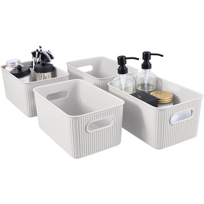 Paniers de rangement en plastique