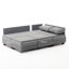 Canapé-lit et chaise longue 82,7 po Haleah-1184682123-1184682126