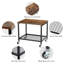 Gisli 35cm H x 41.9cm W Printer Stand with Wheels