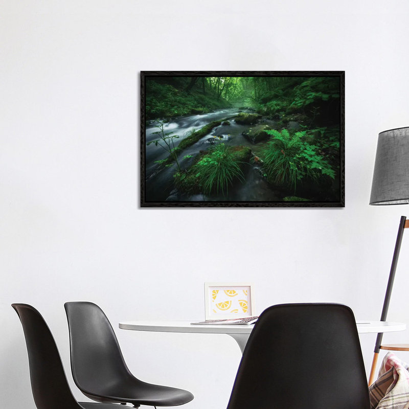 Summer in Japan XIV 1 Piece Wall Art on Canvas, 66.04cm H x 101.6cm W x 3.81cm D, Black Framed