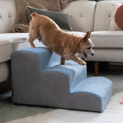 Dubb Dog Stairs for Small Dogs – Soft Foam Pet Steps for Beds & Furniture