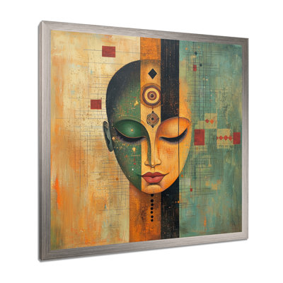 «Timeless Path Of Indian Art Spirit I - Indian Wall Art Living Room»