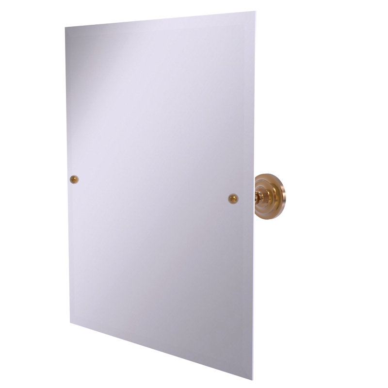 Miroir rectangulaire inclinable 21 "x 26" Jhene, Bronze brossé