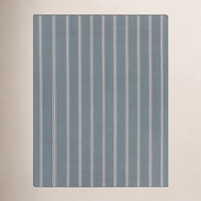 Evia Gray Beige Hand-Woven Striped Outdoor Rug