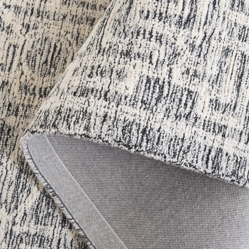 Tapis sud-ouest en laine touffeté à la main Lalania, Rectangle de 5 pi x 8 pi