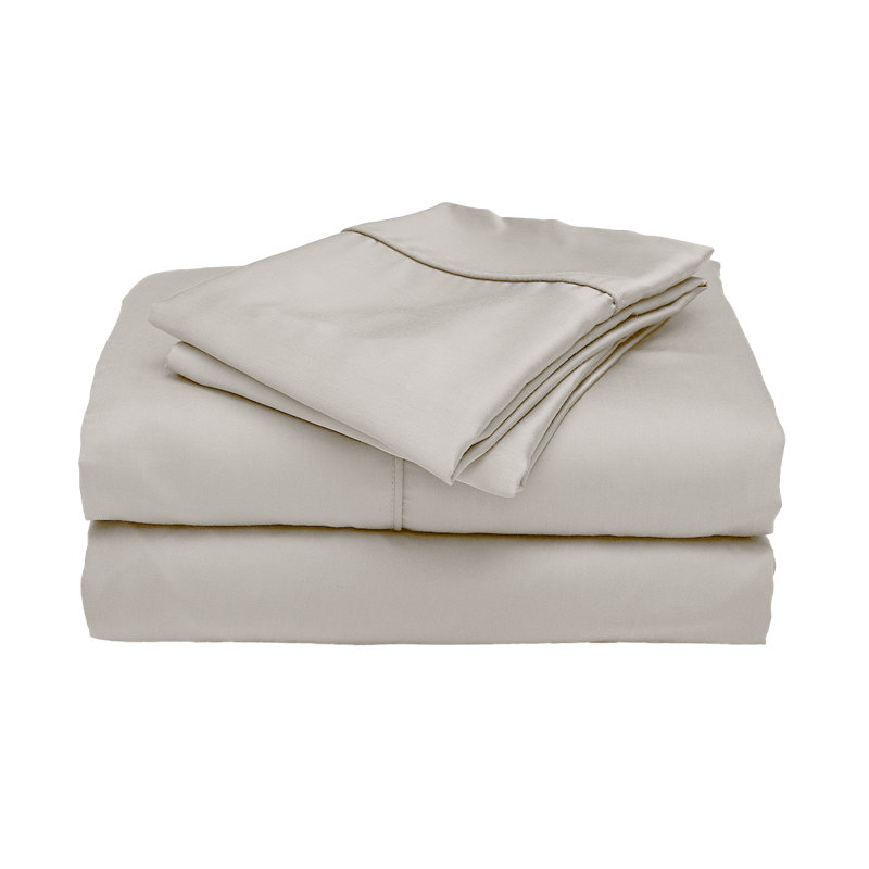 Signature Sateen Sheet Set, Cal King Sheet Set with 3 Additional Pieces, Moon