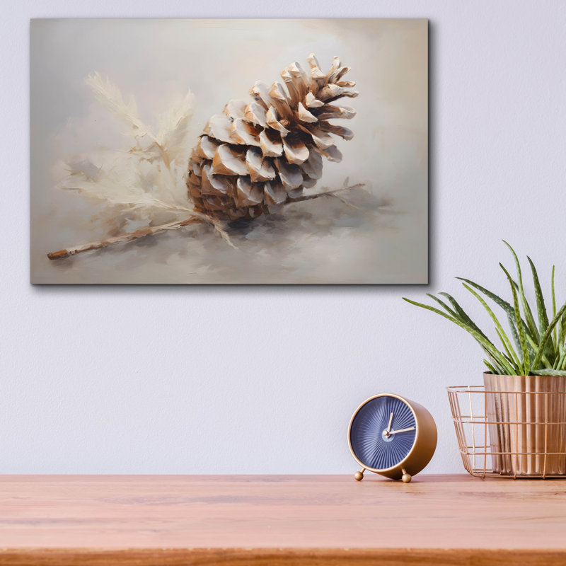 «Pinecone» par Petals Prints Design, H 12 po x l 16 po x P 0,13 po