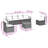 Garden Sofa Set Beige, Light Grey