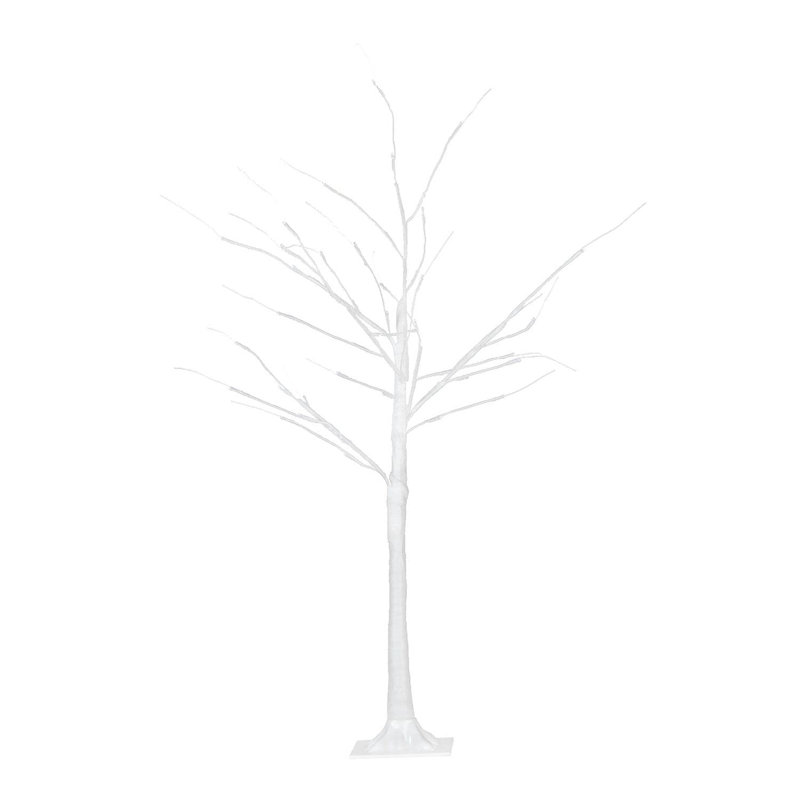Lighted Artificial Cedar Christmas Tree, 5ft H x 2.92ft W x 2.92ft D