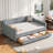 Upholstered Tufted Daybed with Drawers-1349586984-1349586966