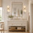 Modern 4 - Light Luxury Wall Sconce With Crystal Flower Accents
