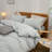 BESTOUCH Duvet Cover Set 100% Washed Cotton Linen Feel Lightweight-114986036-114986050