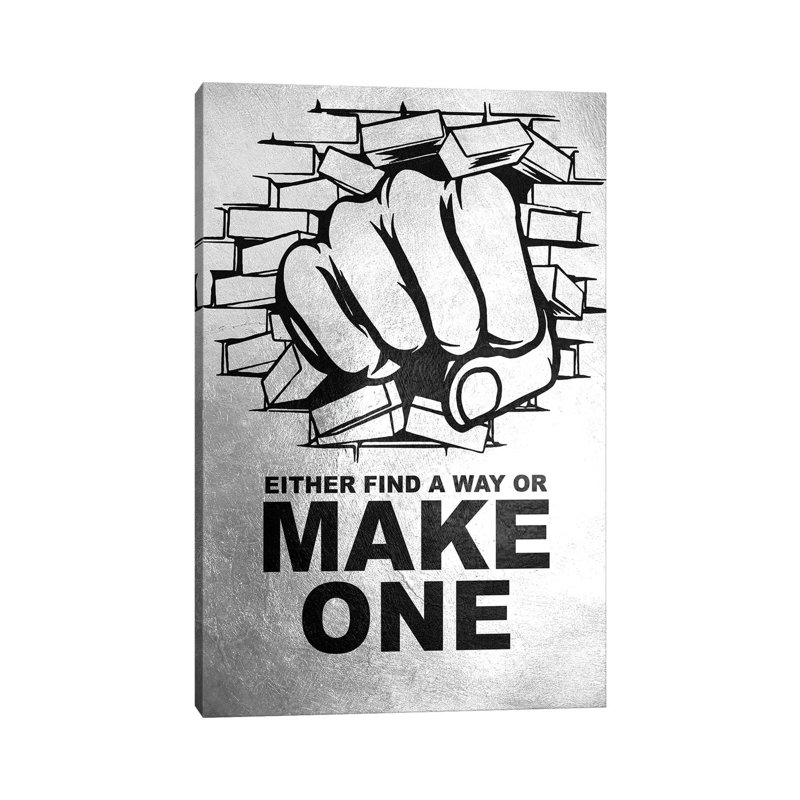 Make A Way by Adrian Baldovino - Wrapped Canvas Painting, 66.04 cm H x 45.72 cm W x 3.175 cm D