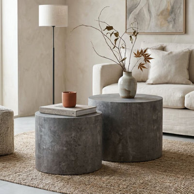 Tables basses et tables basses en MDF peu encombrantes, ensemble gigogne moderne pour la maison