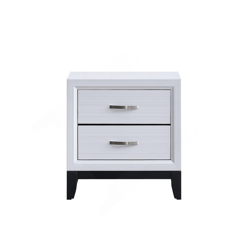 Table de chevet, blanc, Blanc