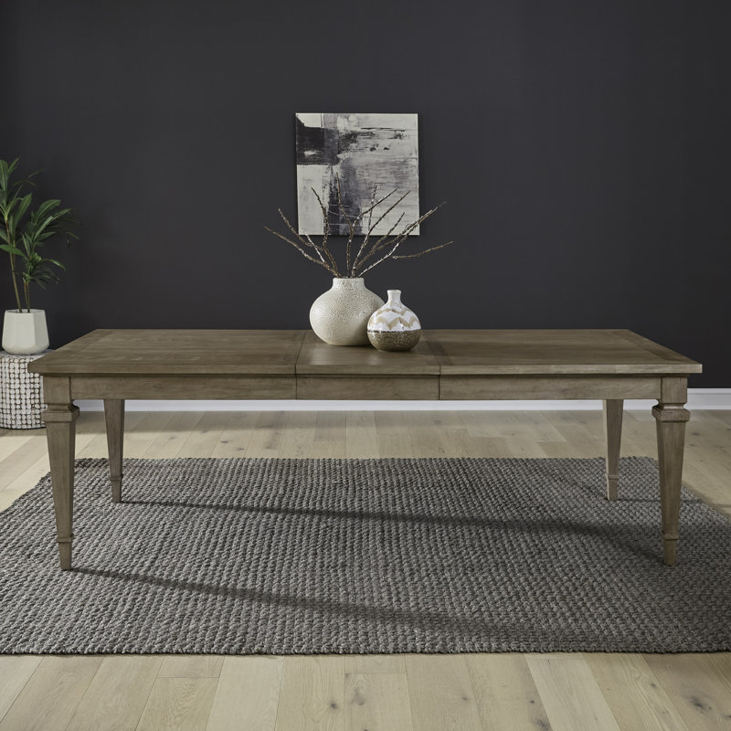 Kamoura Rectangular Dining Table Set, Oak, Oak, 7 Pieces: Table, 6 Chairs
