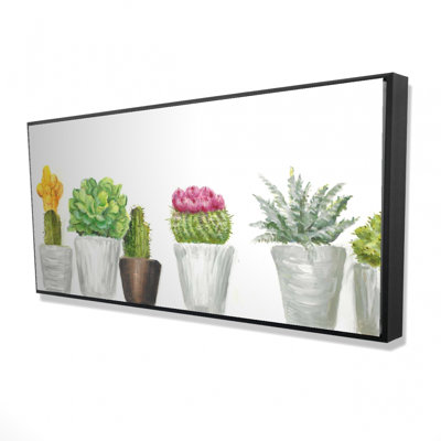 Mini Cactus And Succulents Print On Canvas