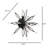 Orbital 4-Light Semi-Flush Wall Sconce/Ceiling Light - Carbon-1527972102