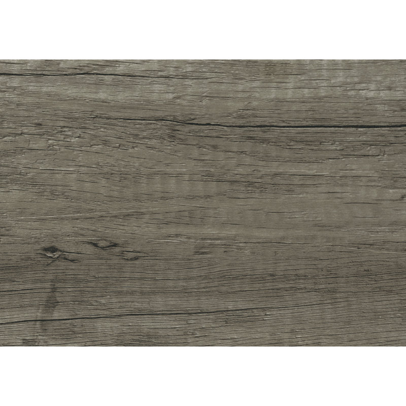 Lit pour grand lit gris patiné, style rustique avec tête de lit et rails, assemblage en bois d'ingénierie en couleur et matériau