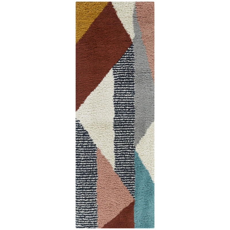 Satterlee Geometric Indoor Rug, Runner 2'2" x 7'