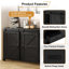 Armoire de rangement 55,1 po avec portes de grange coulissantes et 4 tiroirs 55,1 po-37421532