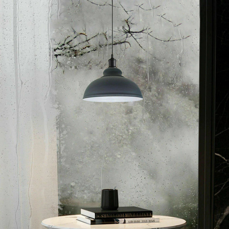 Reich 1 - Light Dome Pendant, 124cm H x 30cm W x 30cm D, Matt Grey