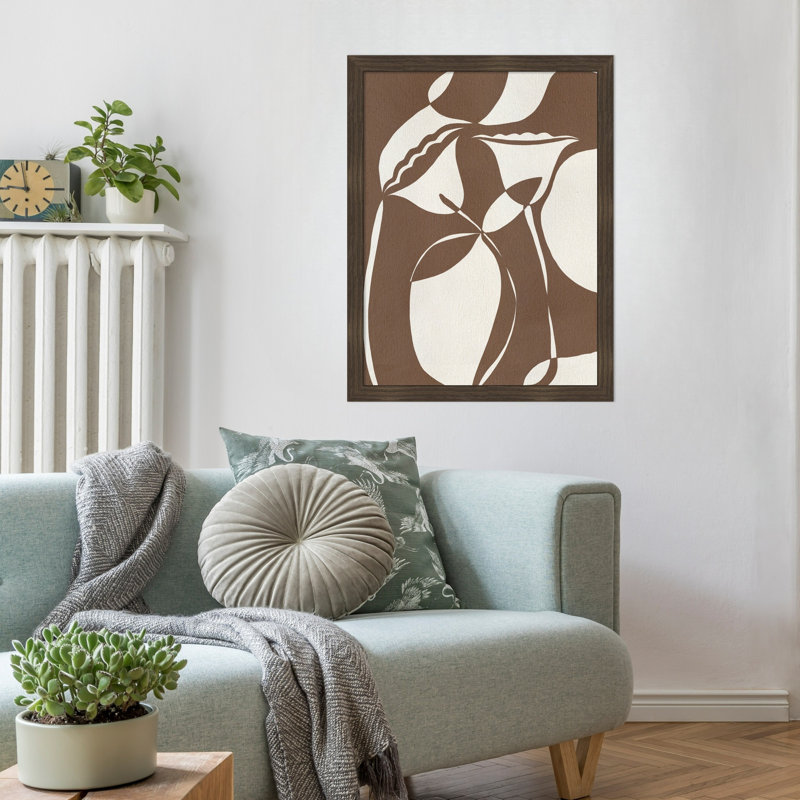 «Bound By Beauty No. 3» par Shatha Al Dafai, reproduction d'art encadrée sur bois, 26 x 20