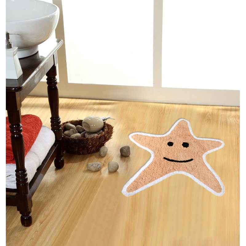 Koeppe Cotton Bath Rug, Peach