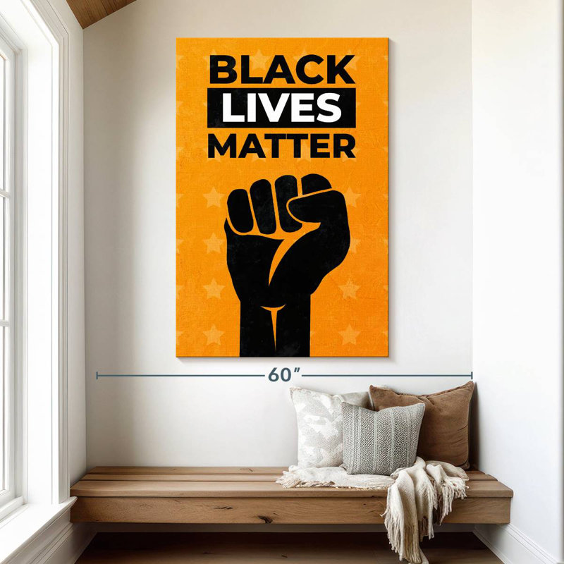 Blacks Lives Matter, H 51 po x l 34 po