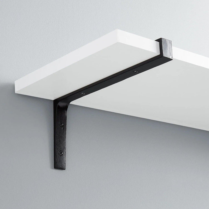 Gehler Solid Brass Shelf Bracket, 4" H x 6" W x 0.88" D