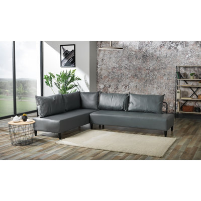 Canapé modulaire rembourré en métal Vynil Hardin