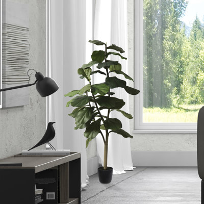 Artificial Potted Fiddle Tree