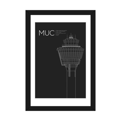 « muc tour, munich international airport » par 08, reproduction d’impression sur toile